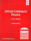 Applied Corporate Finance: A User's Manual