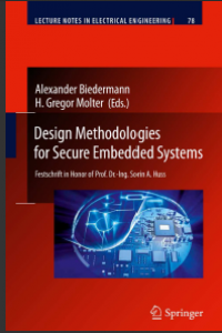 Design Methodologies for Secure Embedded Systems