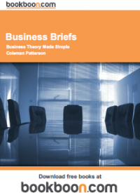 Business Briefs Business Theory Made Simple