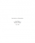 Introduction to Biostatistics