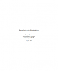 Introduction to Biostatistics