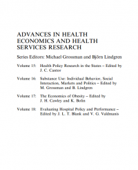 Advances in health economics and health services research